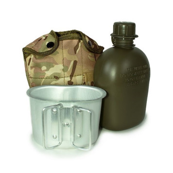 US Military 1L Canteen with Insulated Cover-1