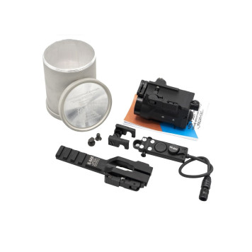 Tactical LED Flashlight Klesh-2PS+LBU V3.0 with Picatinny Mount-2