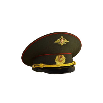 Machine-Embroidered Officer Cap