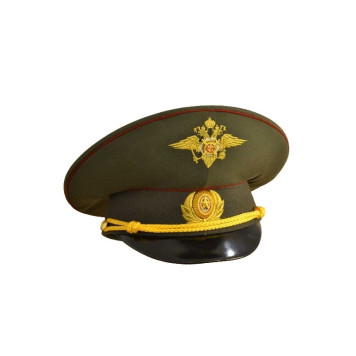 Military Cap with Machine Embroidery