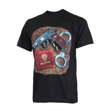 Police Uniform T-Shirt "Russian Ministry of Internal Affairs" ID Design