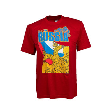 Russia Eagle Graphic T-Shirt