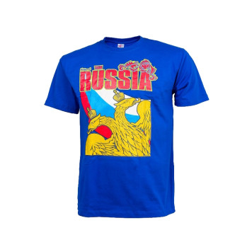 Russia Eagle Graphic T-Shirt-2