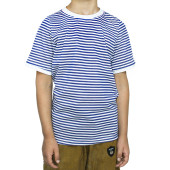 Kids& Short Sleeve Striped Sailor Shirt