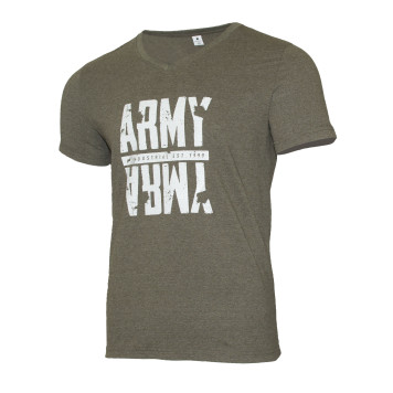 V Army Cotton T-Shirt-4