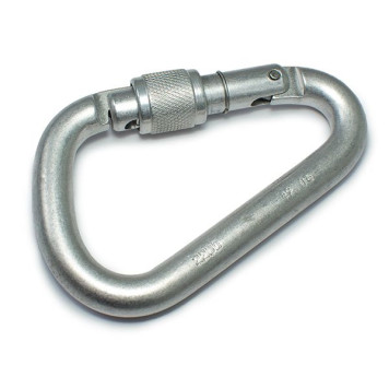 Durable 22kN Aluminum Tactical Carabiner with Screw Gate