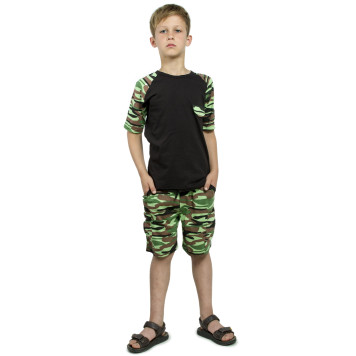Kids& Summer Cotton Suit-1