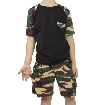 Kids& Summer Cotton Suit-2