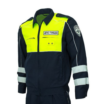 High-Visibility DPM Summer Uniform with Long Sleeves and Signal Inserts MAGELLAN-1