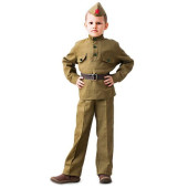 Military Costume Soldier with Pants