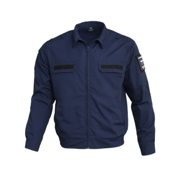 Military Office Suit with Long Sleeves-10