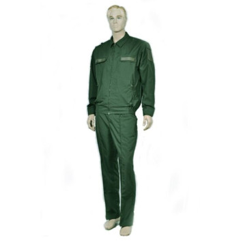 Military Office Suit with Long Sleeves