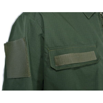 Military Office Suit with Long Sleeves-3