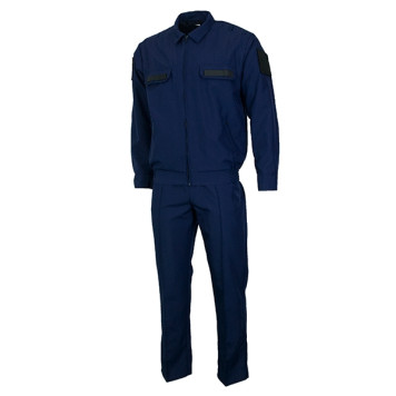 Military Office Suit with Long Sleeves-4