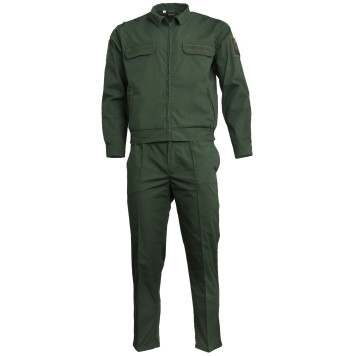 Military Office Suit with Long Sleeves-3