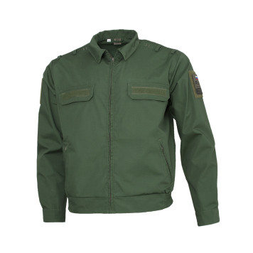 Military Office Suit with Long Sleeves-4