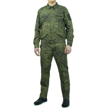 Military Office Suit with Long Sleeves-6