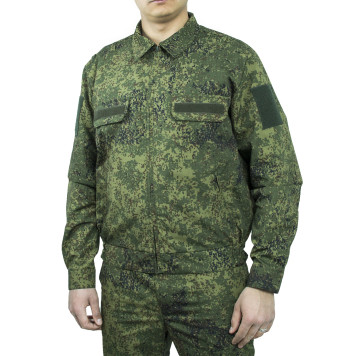 Military Office Suit with Long Sleeves-7