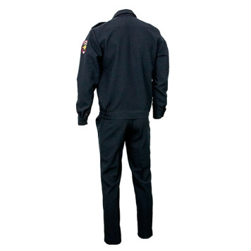 Police Office Uniform with Long Sleeves and Shoulder Patches-1