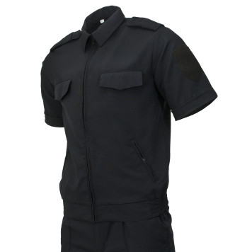 Police Office Uniform with Short Sleeves-1
