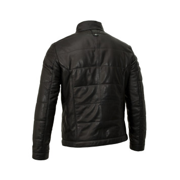 Men`s Demi-Season Leather Jacket MK/17-17K Vegital-1