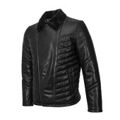 Men`s Demi-Season Leather Jacket MK/17-19K Vegital