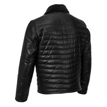 Men`s Demi-Season Leather Jacket MK/17-19K Vegital-1