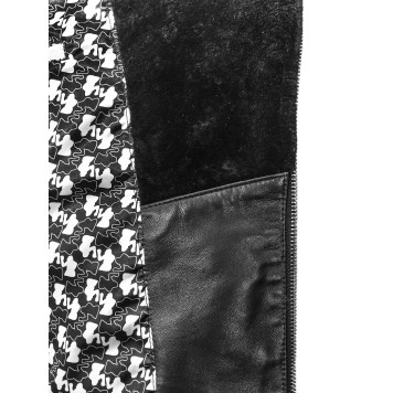 Men`s Demi-Season Leather Jacket MK/17-19K Vegital-2