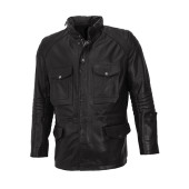 Men`s Demi-Season Leather Jacket MK/17-2K Vegital