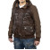 Men`s Demi-Season Leather Jacket MK/17-3K Emora