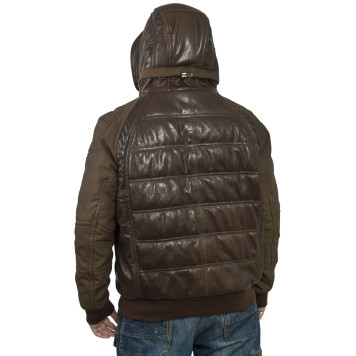 Men`s Demi-Season Leather Jacket MK/17-3K Emora-1