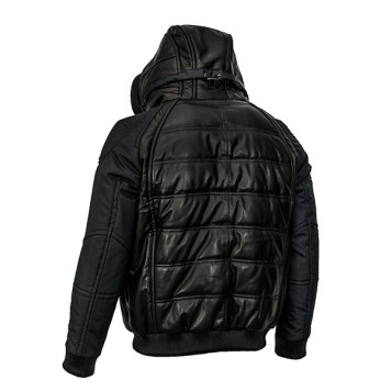 Men`s Demi-Season Leather Jacket MK/17-3K Vegital-1