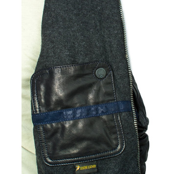 Men`s Leather Transitional Jacket MK/17-7K Vegital-2