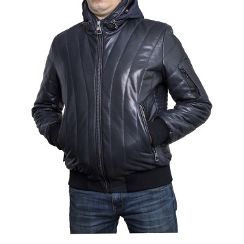 Men`s Leather Transitional Jacket MK/17-7K Vegital-3
