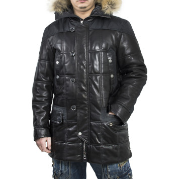 Bornish MK/17-9K Men`s Leather Transitional Jacket
