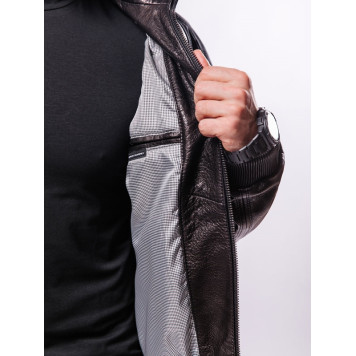 Emora MK/17-44K Men`s Classic Leather Jacket-14