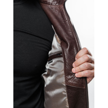 Emora MK/17-44K Men`s Classic Leather Jacket-4