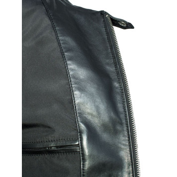 Men`s Classic Leather Jacket 71-76 Emora-5