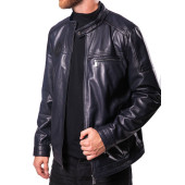 Men`s Demi-Season Leather Jacket 71-79 Vegital