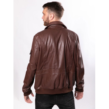 Men`s Leather Jacket 71-83 Vegital-2