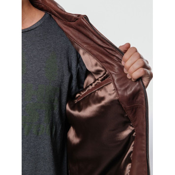 Men`s Leather Jacket 71-83 Vegital-3