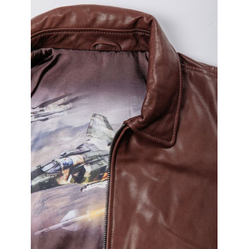 Men`s Leather Jacket 71-83 Vegital-5