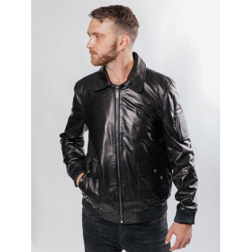 Men`s Leather Jacket 71-83 Vegital-6