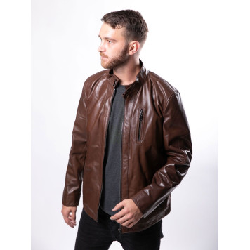 Men`s Leather Jacket 71-84 Vegital-1
