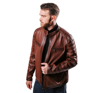 Emora MK/17-14K Men`s Leather Jacket-3