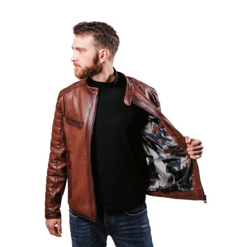 Emora MK/17-14K Men`s Leather Jacket-9
