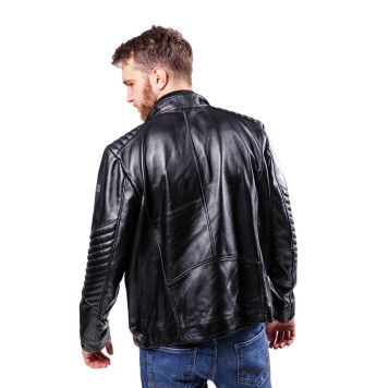 Men`s Stylish Nappa Leather Jacket MK17-20K-2