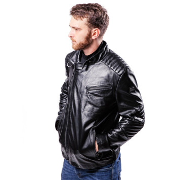 Men`s Stylish Nappa Leather Jacket MK17-20K-6