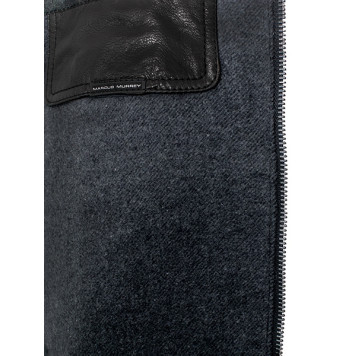 Men`s Demi-Season Lambskin Leather Jacket MK/17-34K Vegital-2