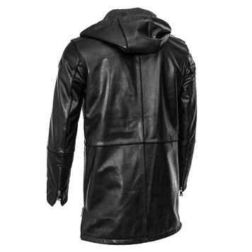 Men`s Demi-Season Lambskin Leather Jacket MK/17-35K Vegital-1